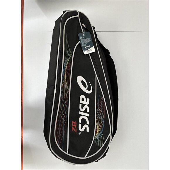 Asics Tennis Bag (BZ100 Bag) Multi Color 12 Pack Racquet / Tennis Bag. NWT